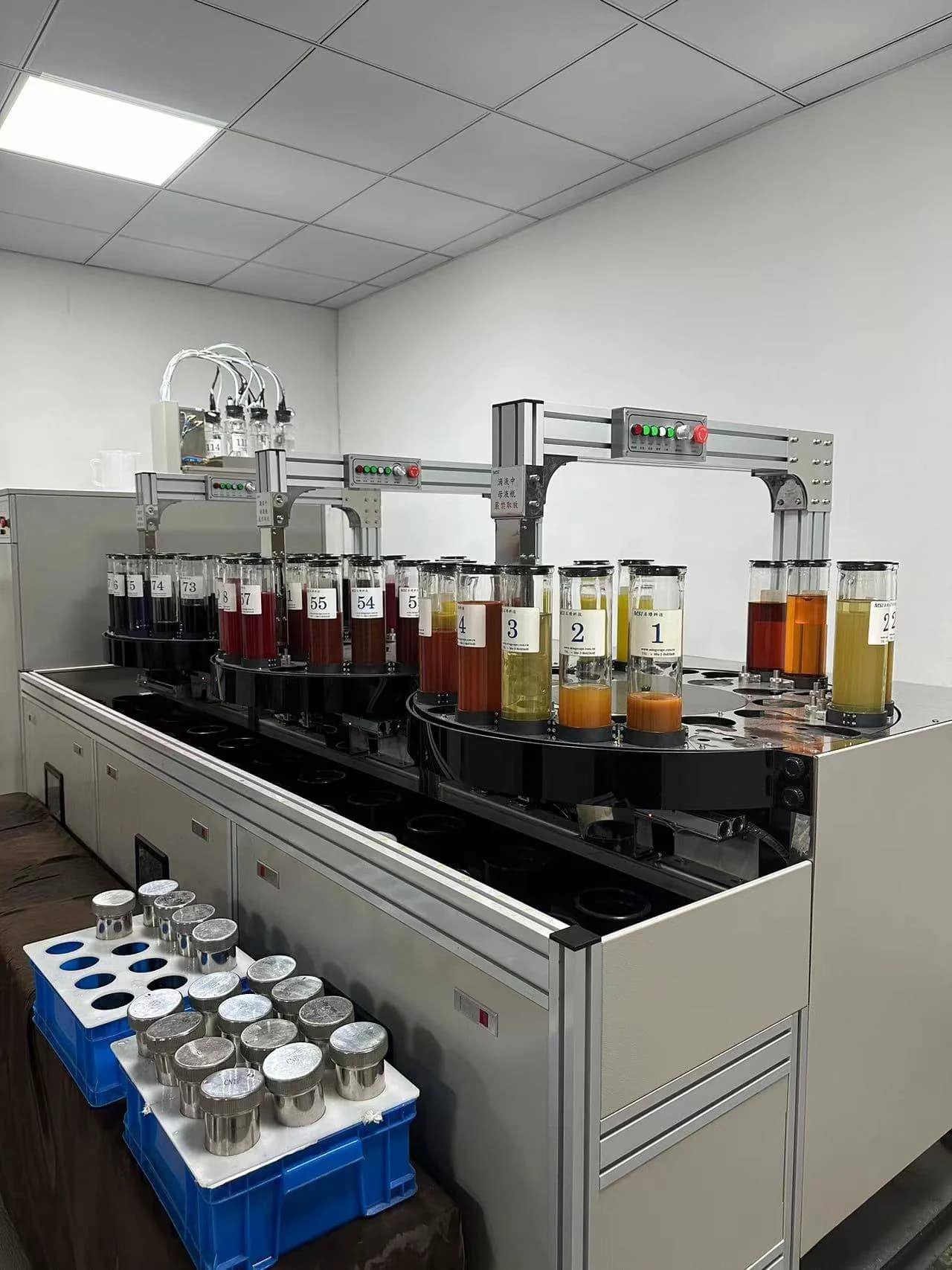 Laboratory recipe equipment scene in K&M's local project materials