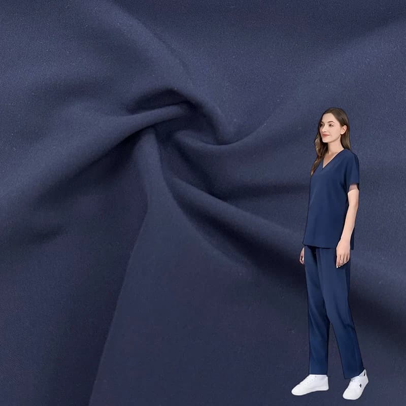 KMP-240446 navy fabric with garment direction